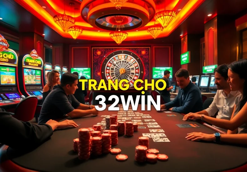 Explore the excitement of TRANG CHỦ 32WIN with engaging casino games and lively poker tables.