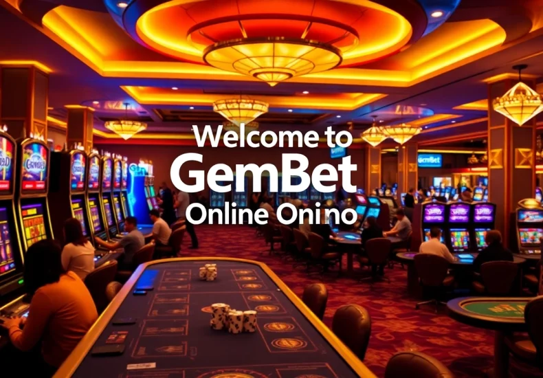 Experience the excitement of gaming at GemBet Online Casino with vibrant games and a lively atmosphere.