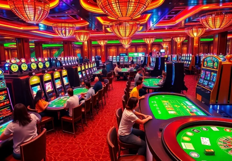 Join the excitement at bet88vn.locker with players enjoying thrilling casino games and vibrant slot machines.
